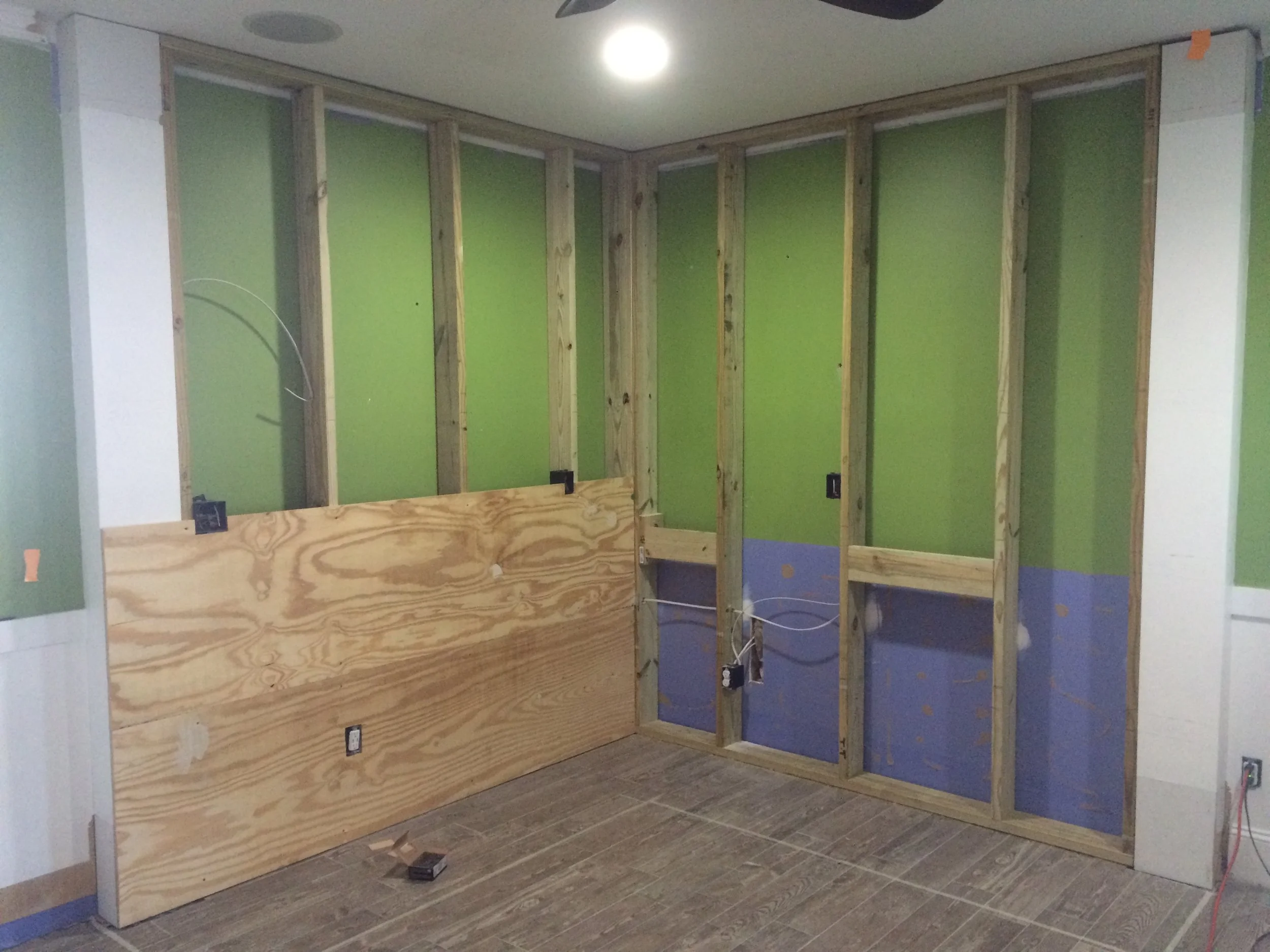 creating the surface to build upon