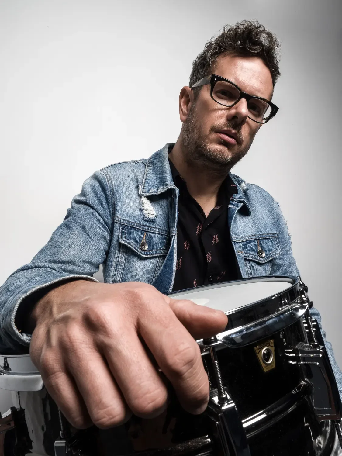 Gold Coast musician headshot photographed in Robina for album artwork and branding.