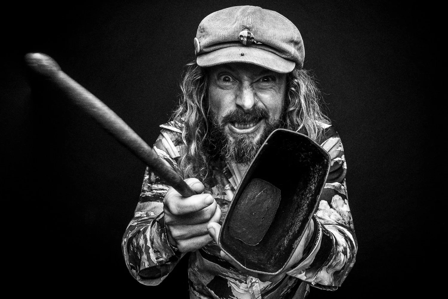 Portrait of a Gold Coast musician shot at Studio Andro on the Gold Coast