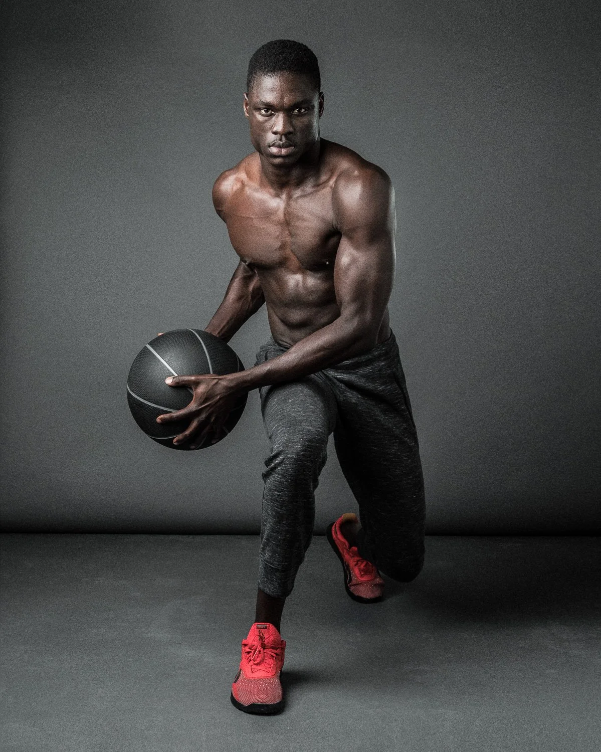 Portrait of a Gold Coast athlete photographed at STDIO ANDRO.