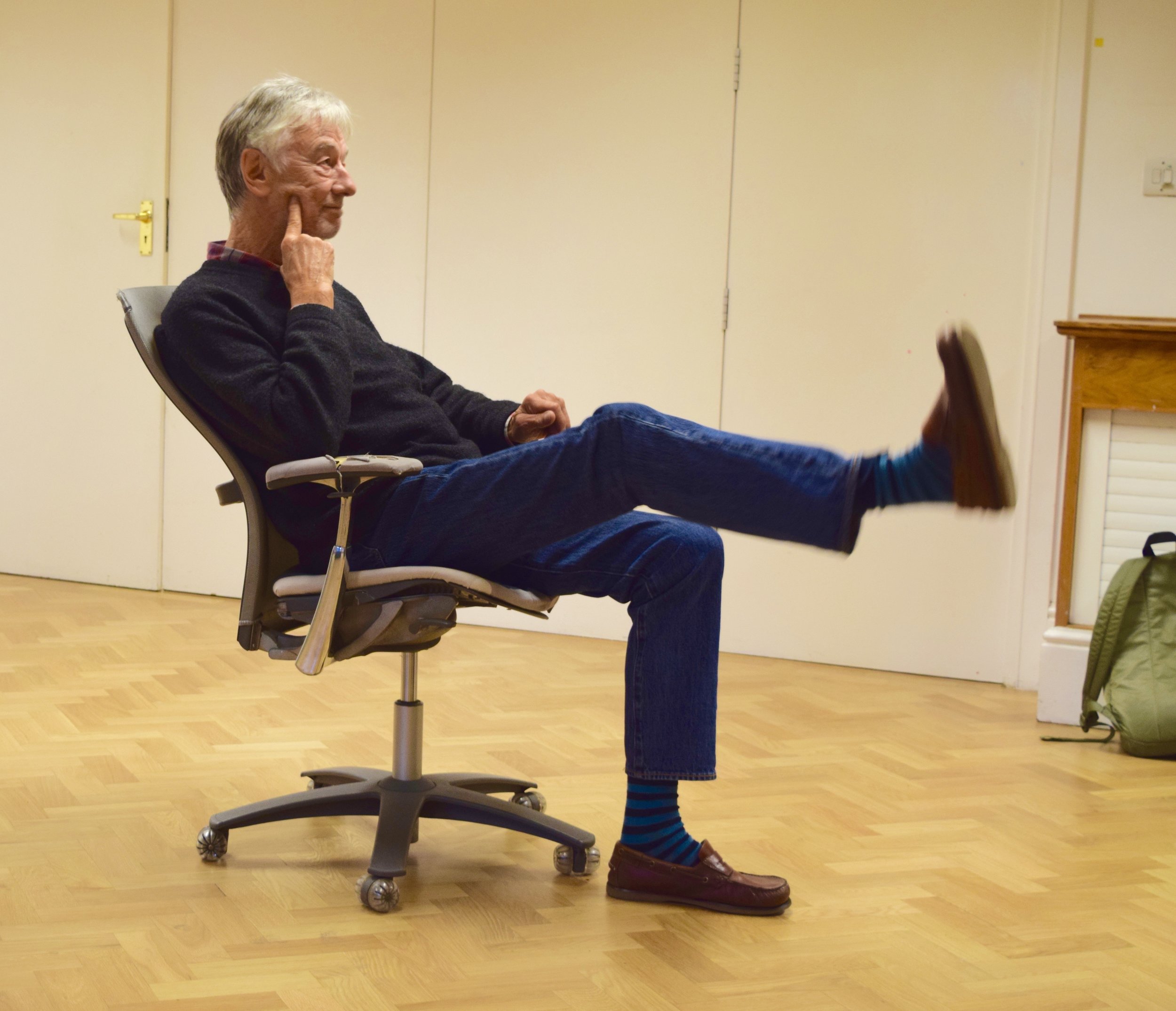 Peter and foot! rehearsal photo.jpg