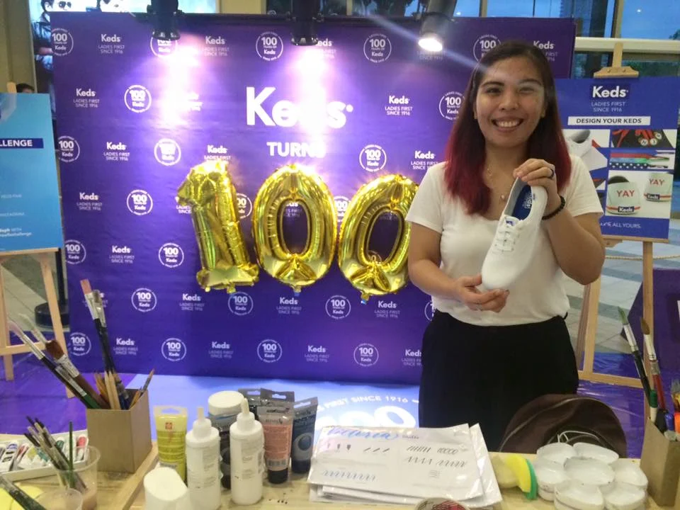 Collaboration with Keds Philippines for their 100th Birthday. Live calligraphy and on site Keds customization booth.