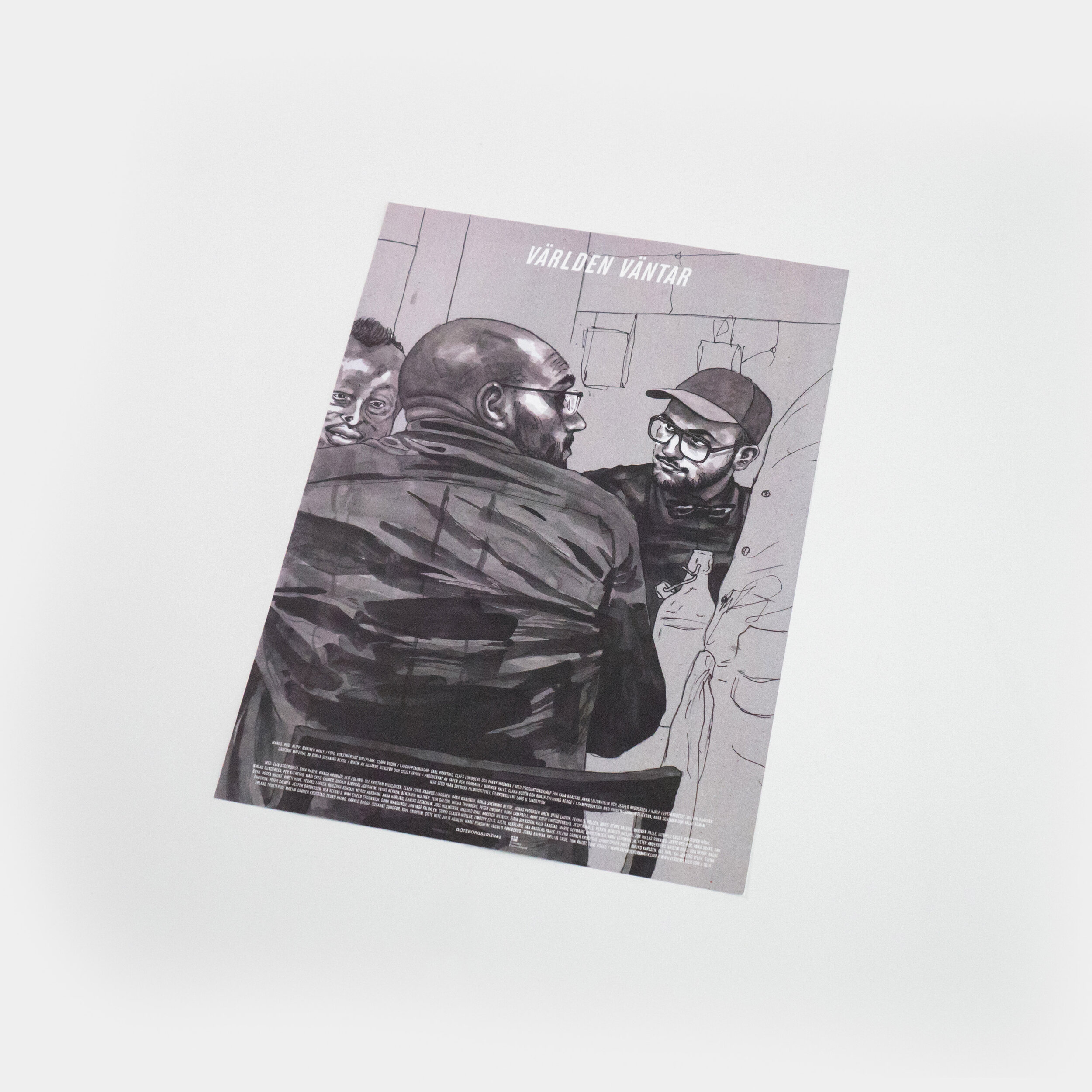 VÄRLDEN VÄNTAR AFFISCH