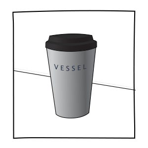 4. Receive your drink in a Vessel