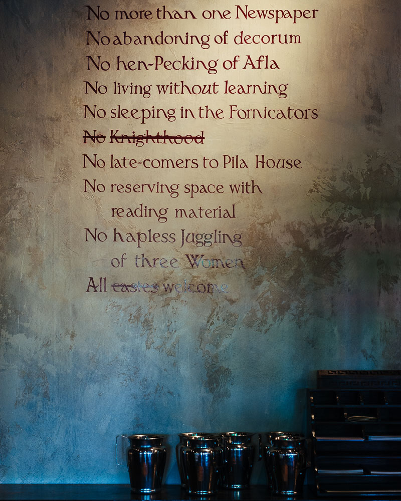 Dishoom Edinburgh diningroom rules