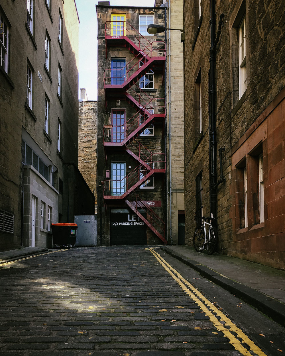 New York style fire escape