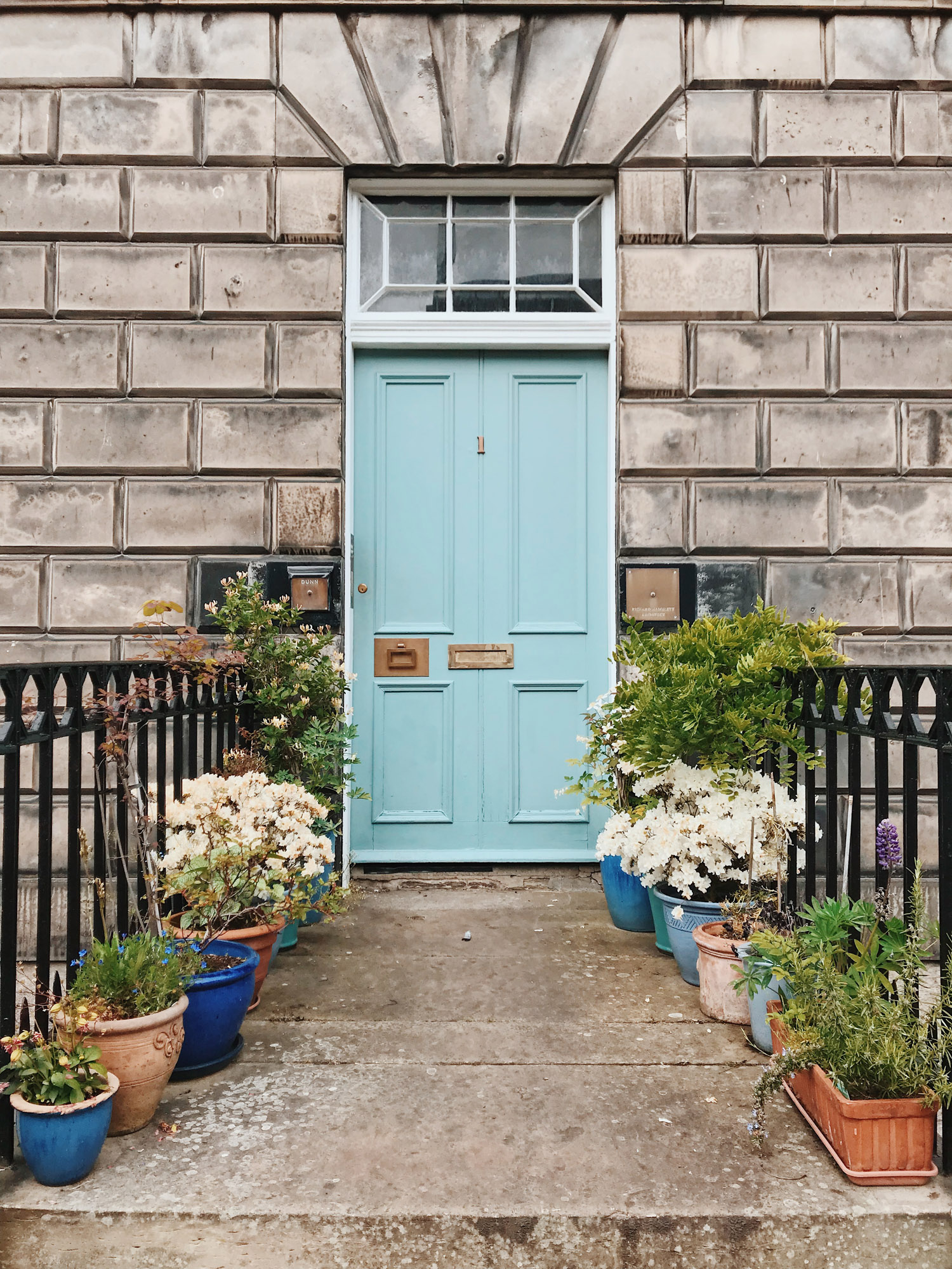 Colourful doors in Stockbridge