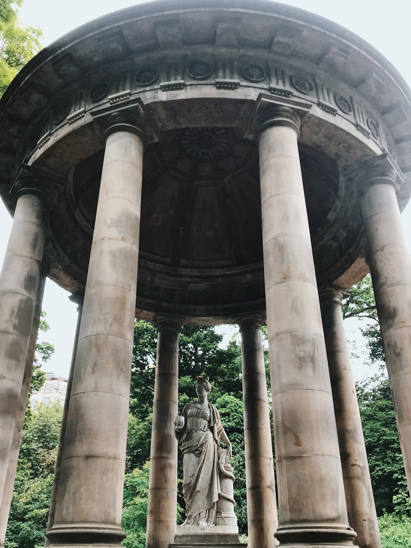 Hygia presides over St Bernard's Well