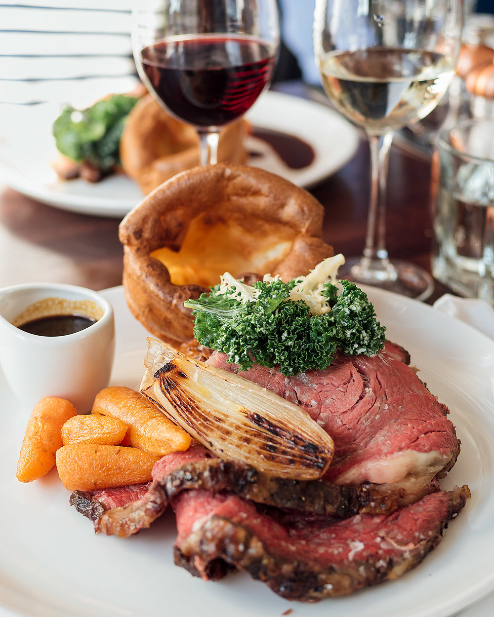 The main event, Sunday roast beef at Orto restaurant, Edinburgh