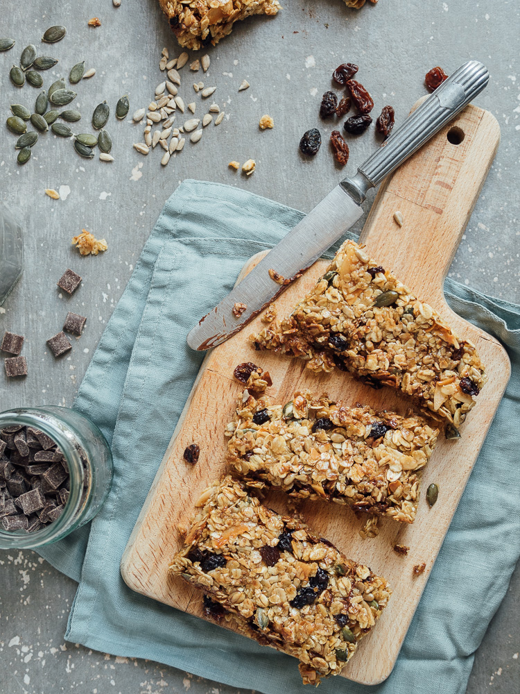 muesli bars in a hurry, no plastic