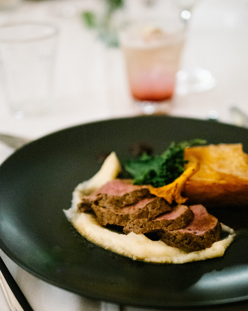 local venison, chanterelles and the world's most amazing dauphinoise 