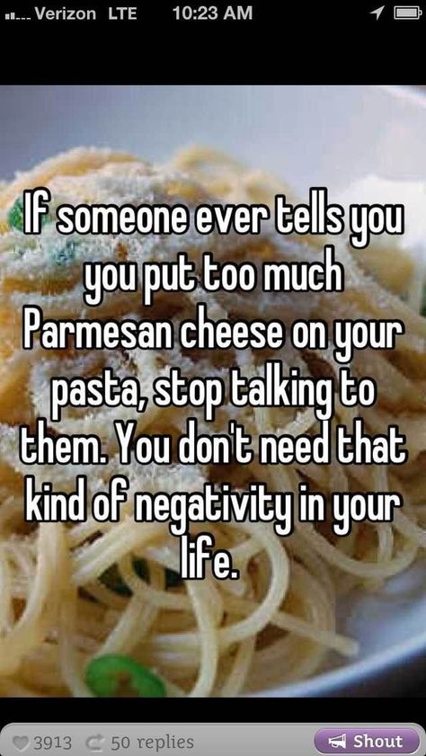 ie. Add that whole f*cking block of cheese if you want