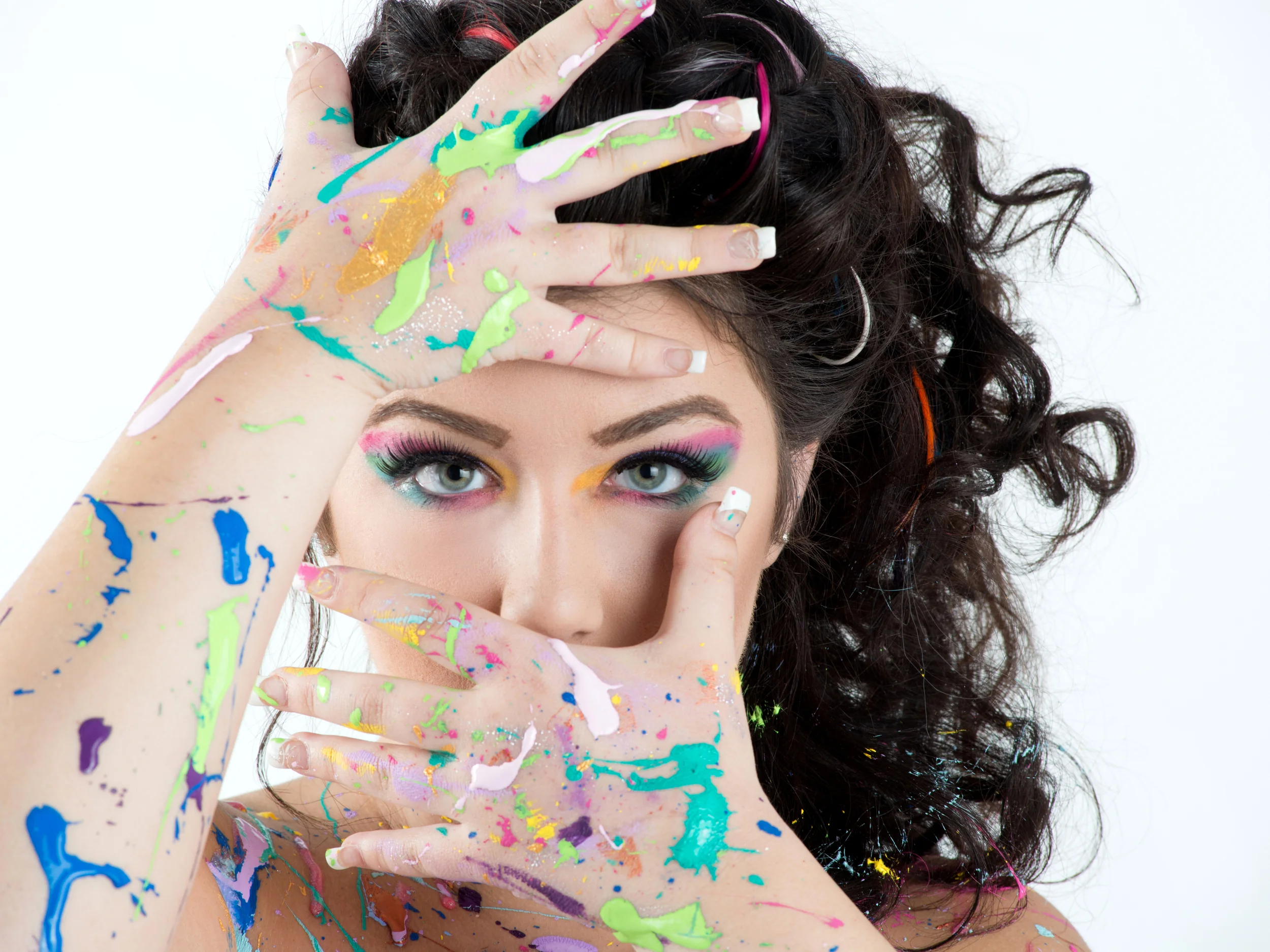 Playing with Paint with Ally :)