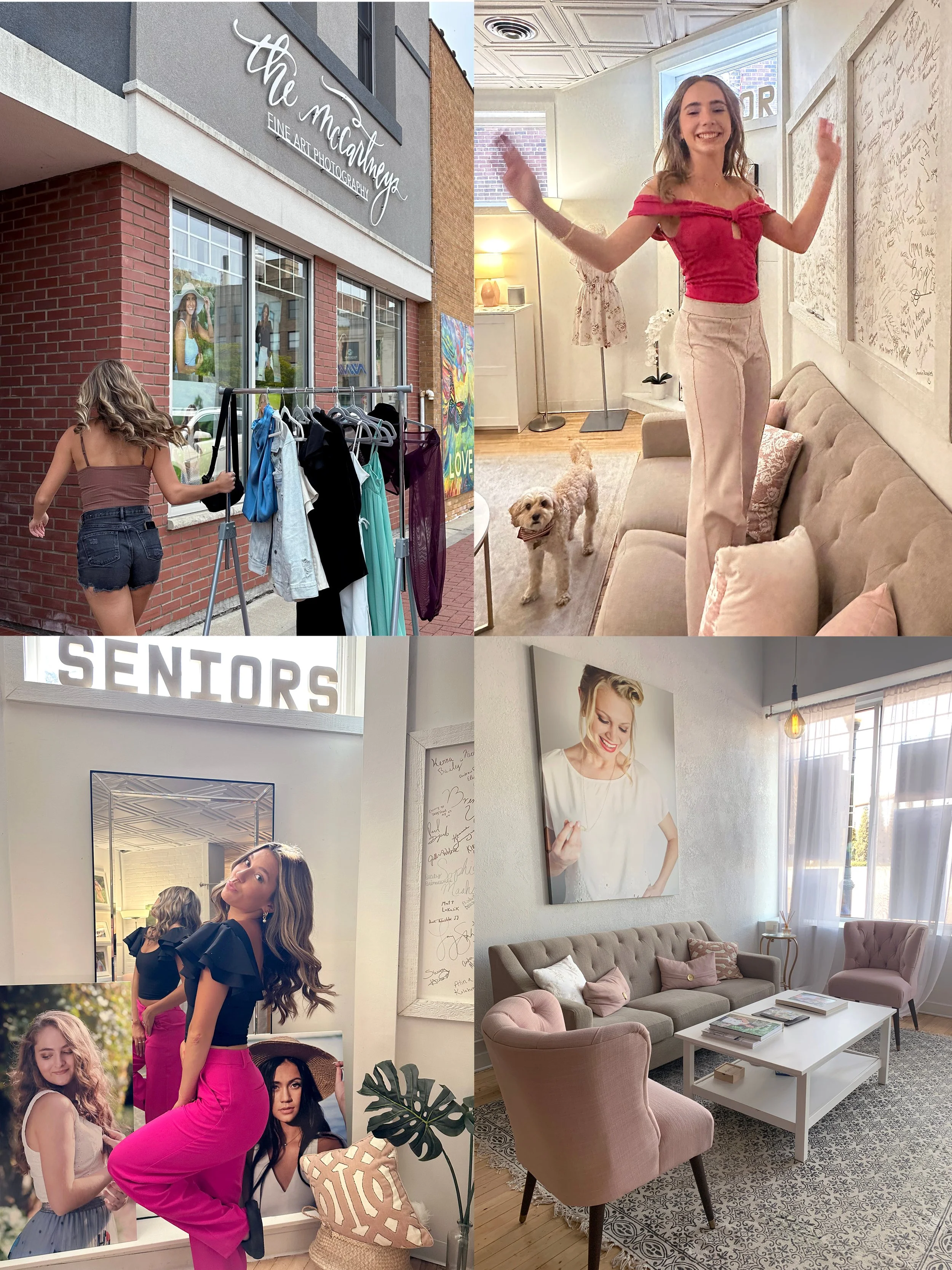 A senior portrait photographer in Wausau, Wisconsin for high school students who love real smiles, natural portraits, located in historic downtown Wausau.