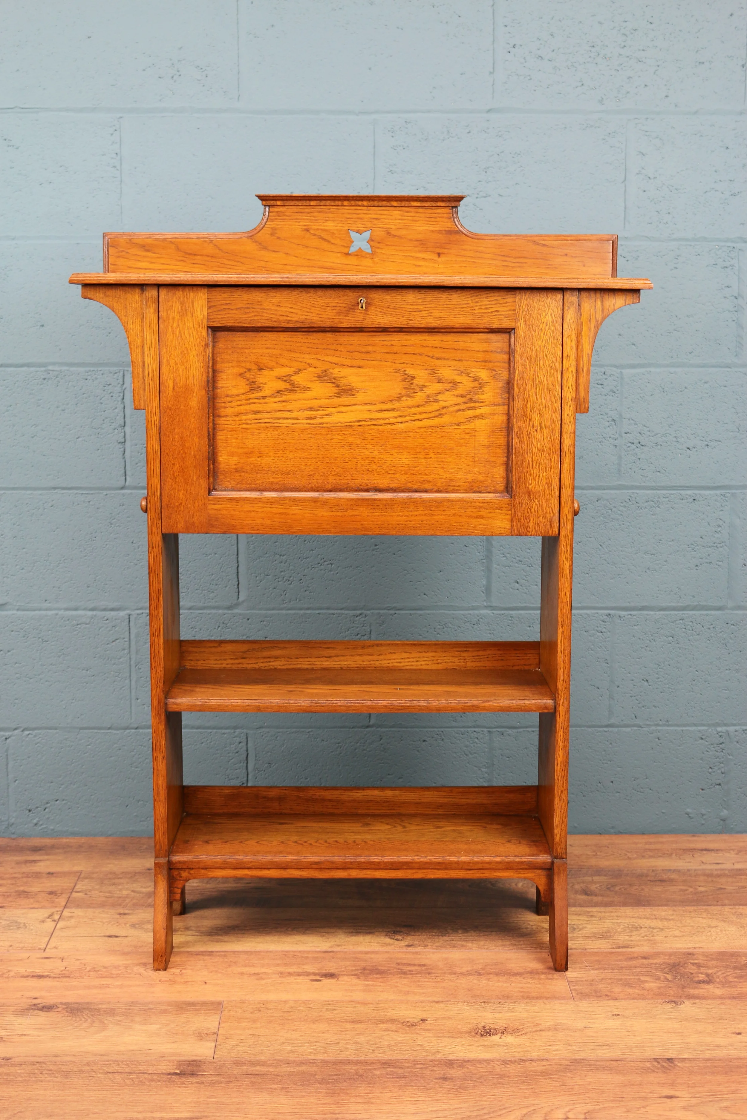 Arts and crafts bureau bookcase