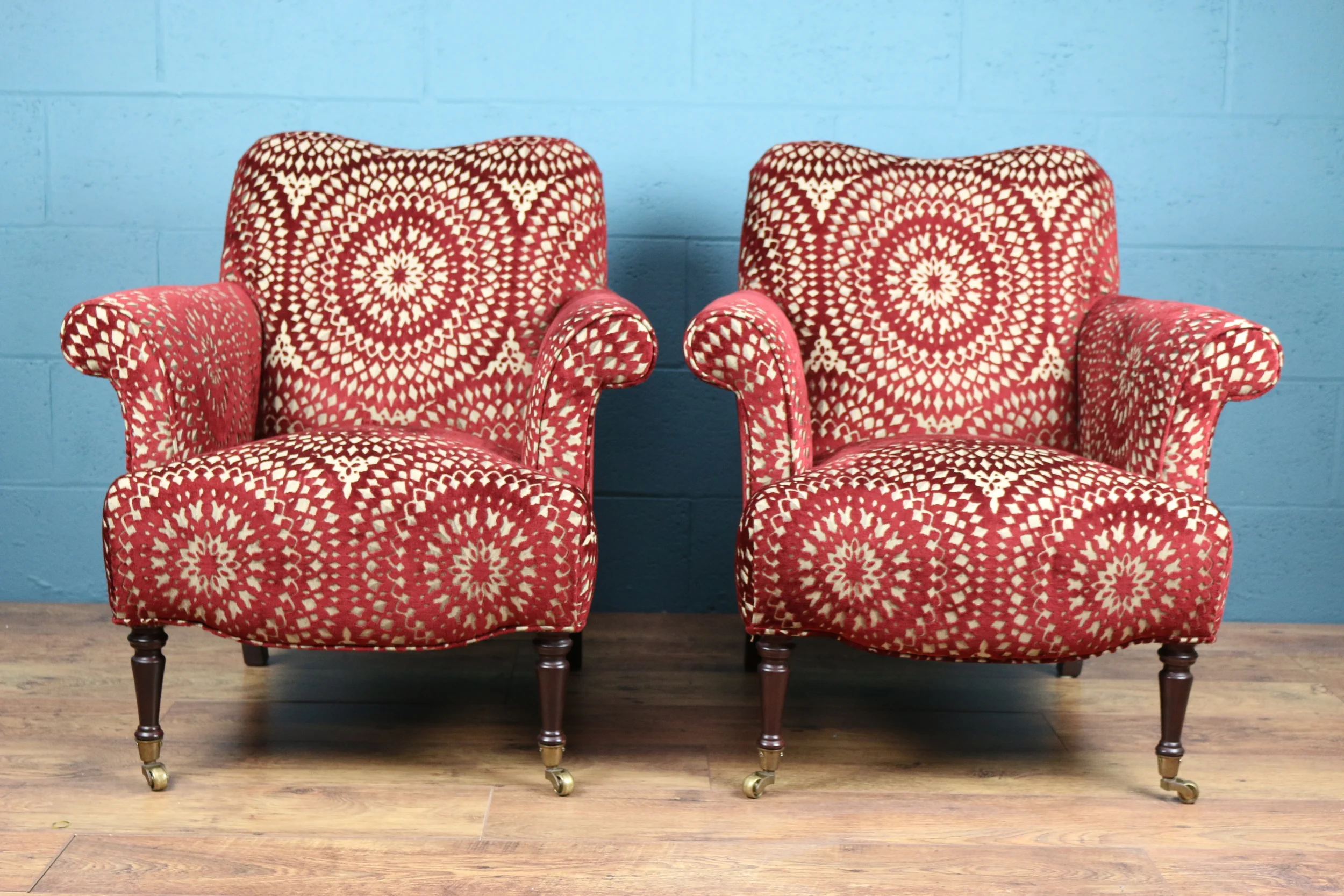 Pair of Liberty & Co armchairs