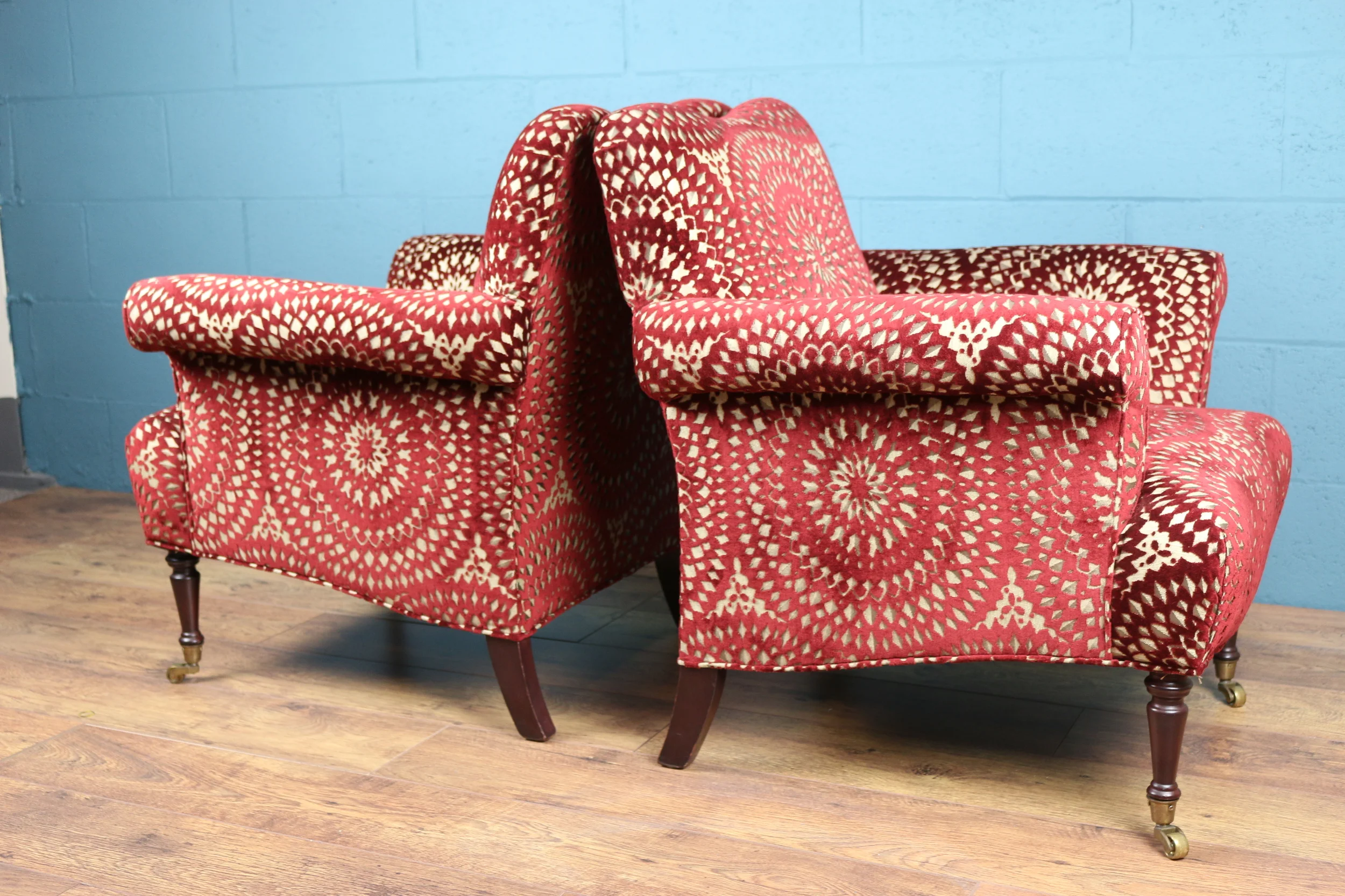 Pair of Liberty & Co armchairs