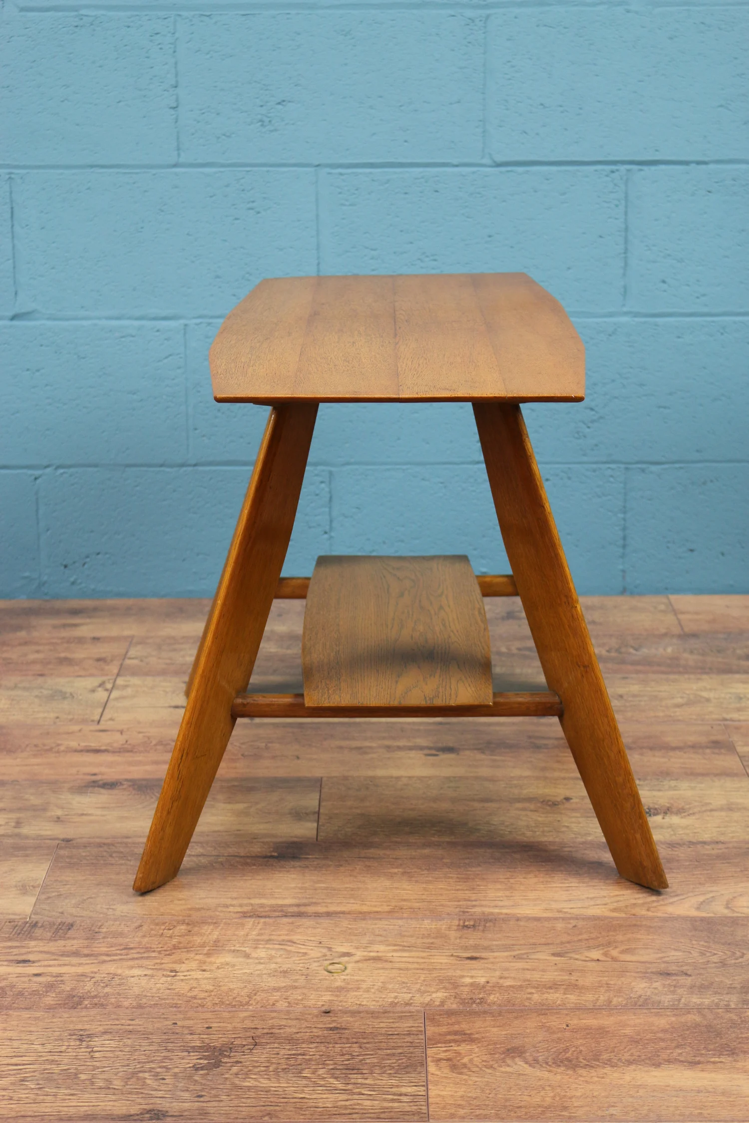Modernist oak occasional table