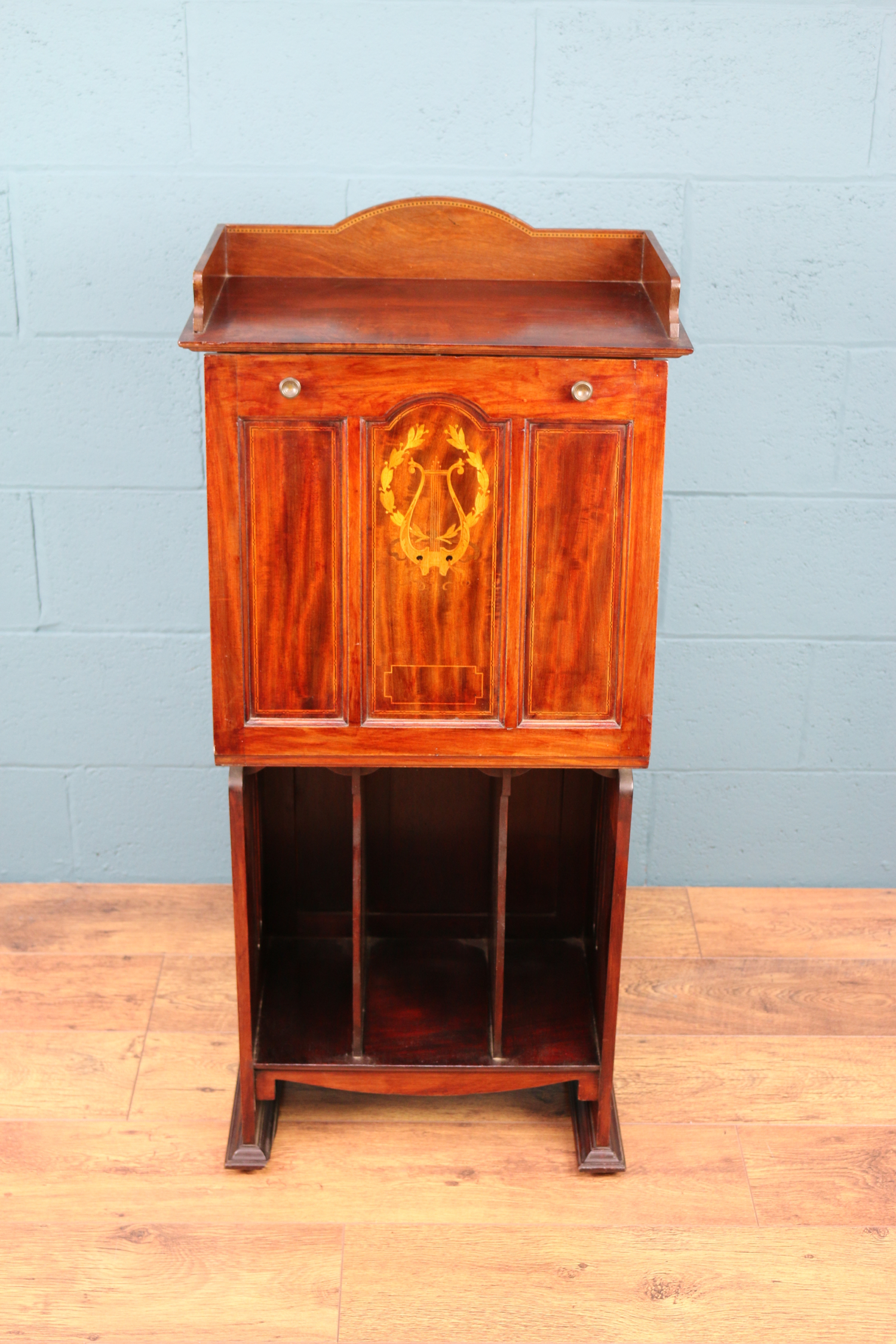 Art Nouveau Music Folio Cabinet