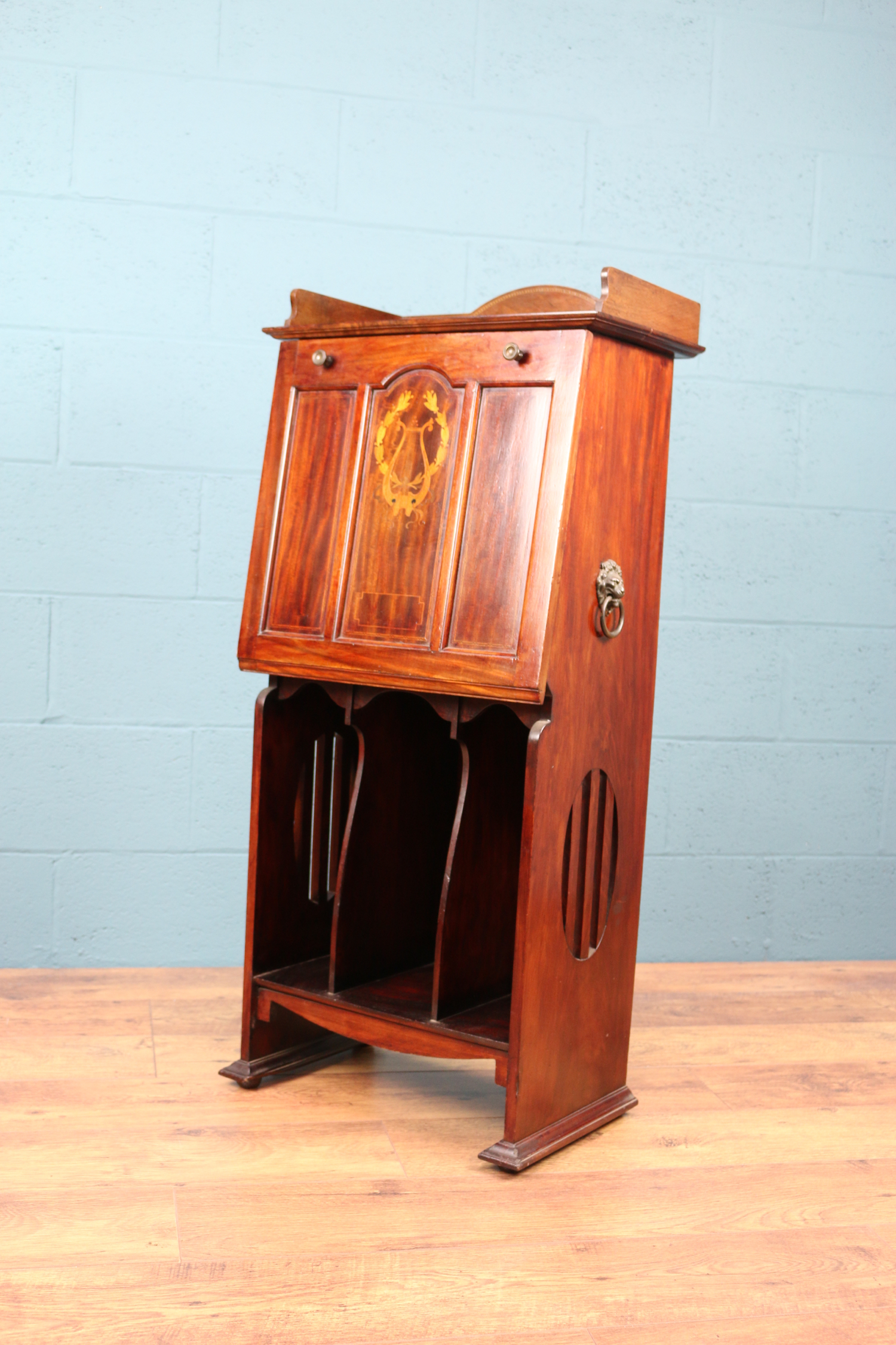 Art Nouveau Music Folio Cabinet