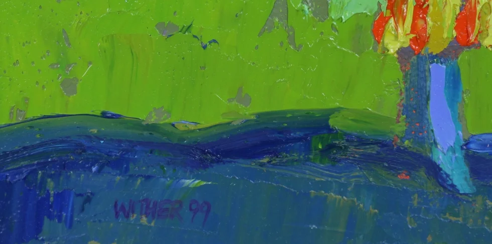 Painting by Kirsty Wither