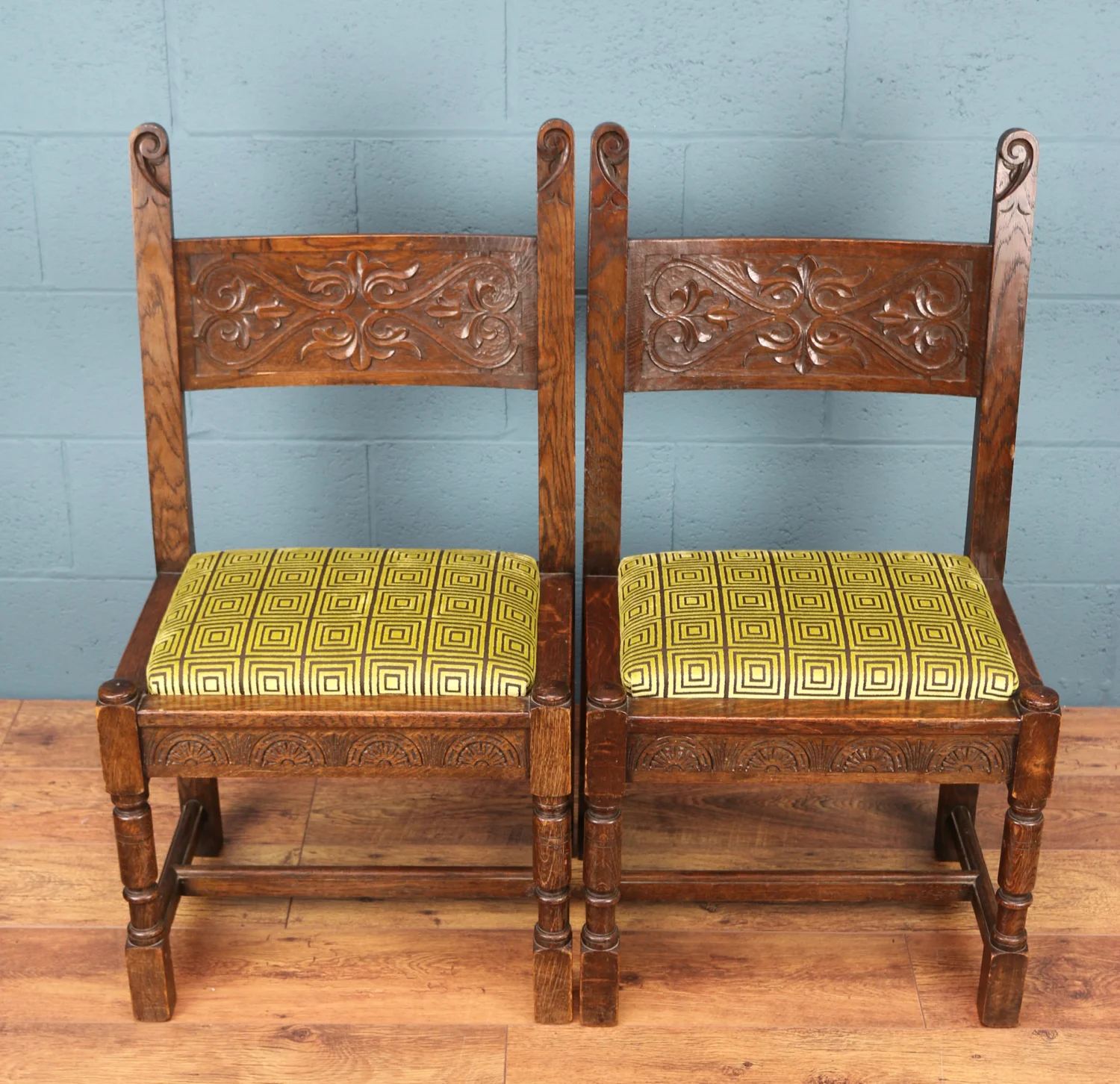 Liberty & Co oak chairs