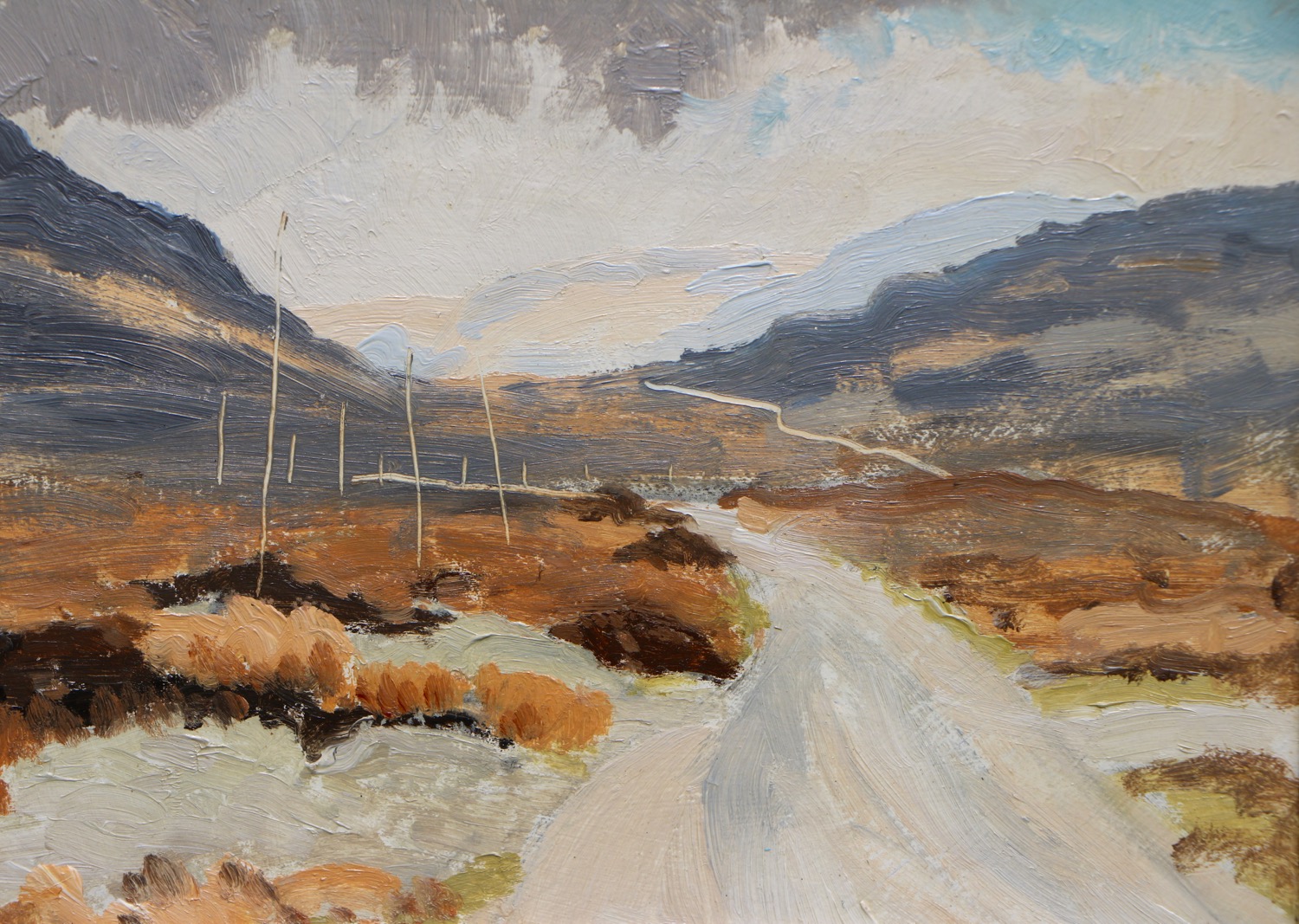 Painting by Luke Dillon-Mahon