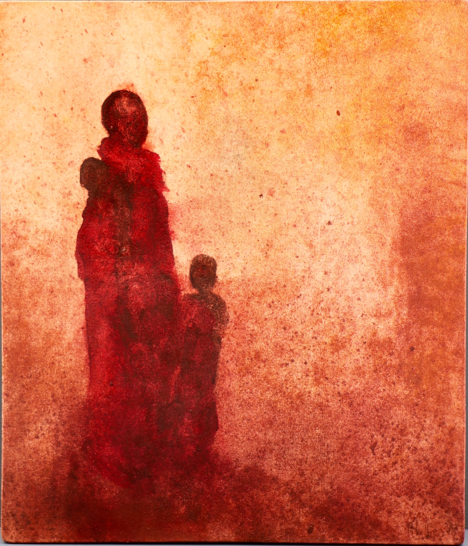 Maasai herdsman by Phylippa Marrian