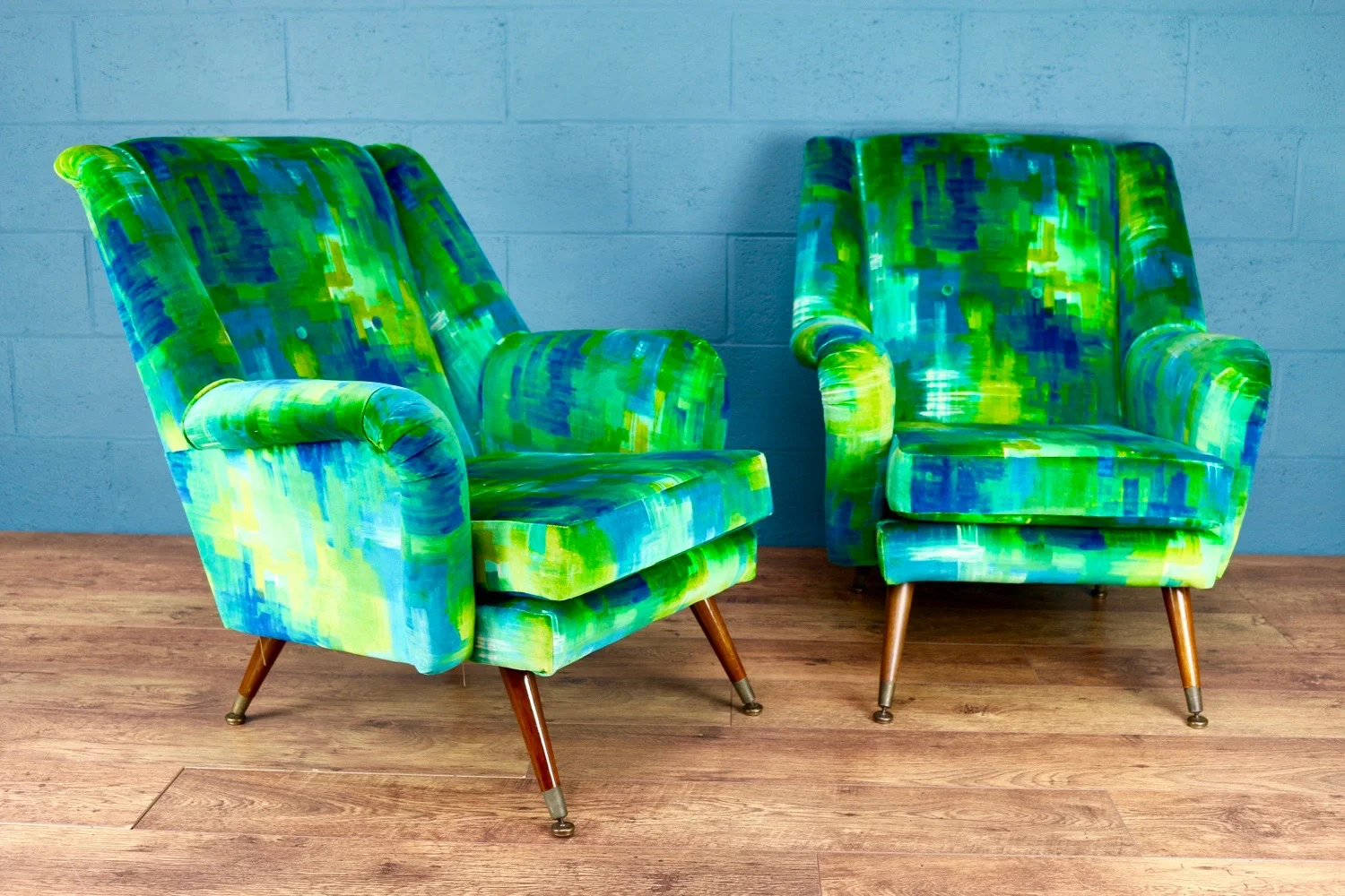Pair of 1950s English mid century chairs