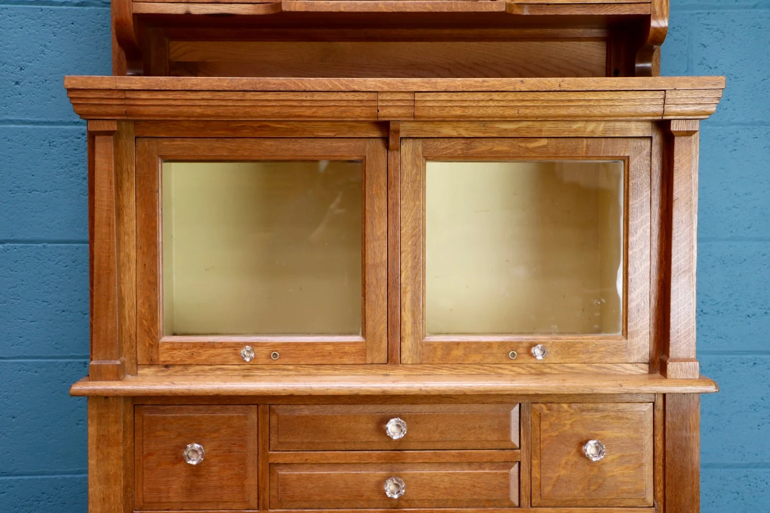 Antique oak dental cabinet, American Cabinet Co