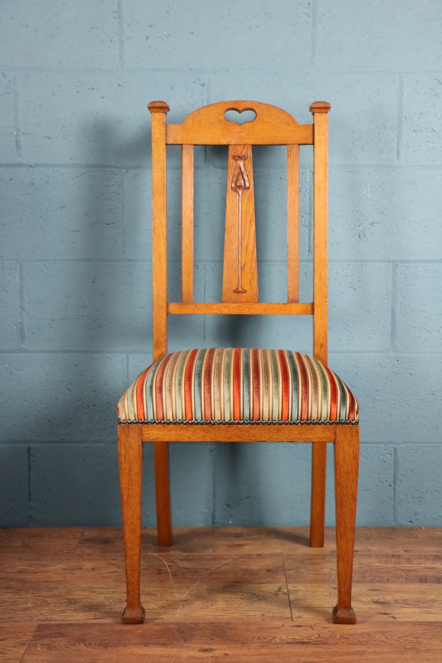Arts and Crafts Oak Dining Chairs