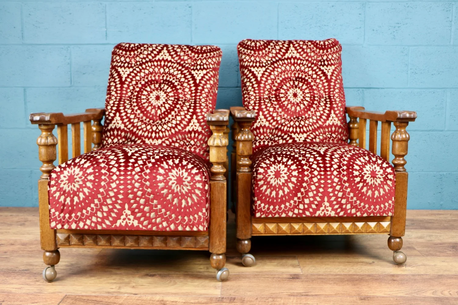 Pair of Arts and Crafts Armchairs