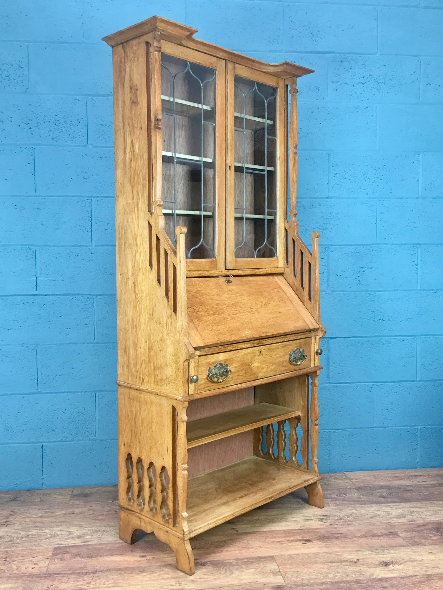 Arts and Crafts Bureau Bookcase