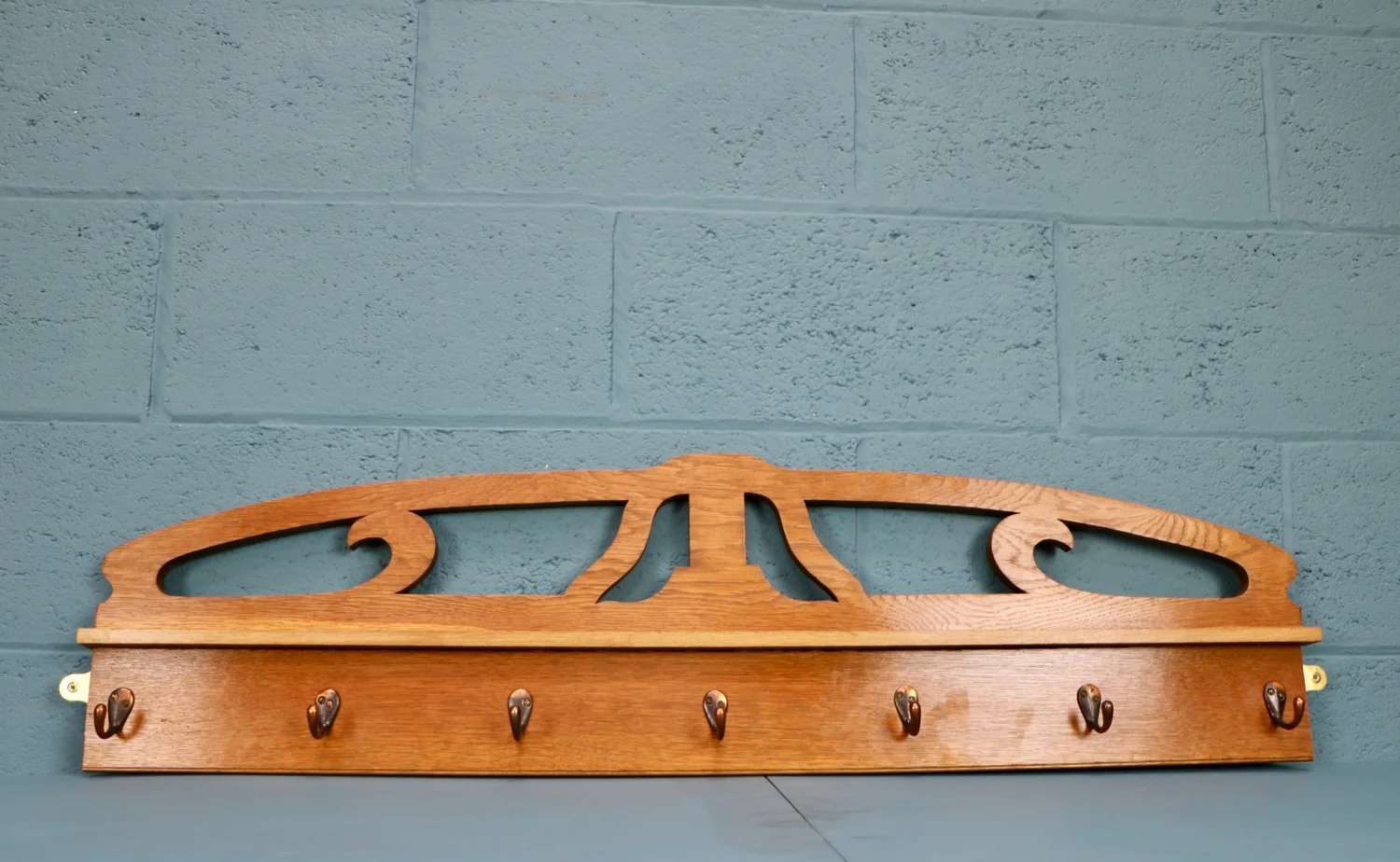 Arts and Crafts, Oak, Coat Rack,