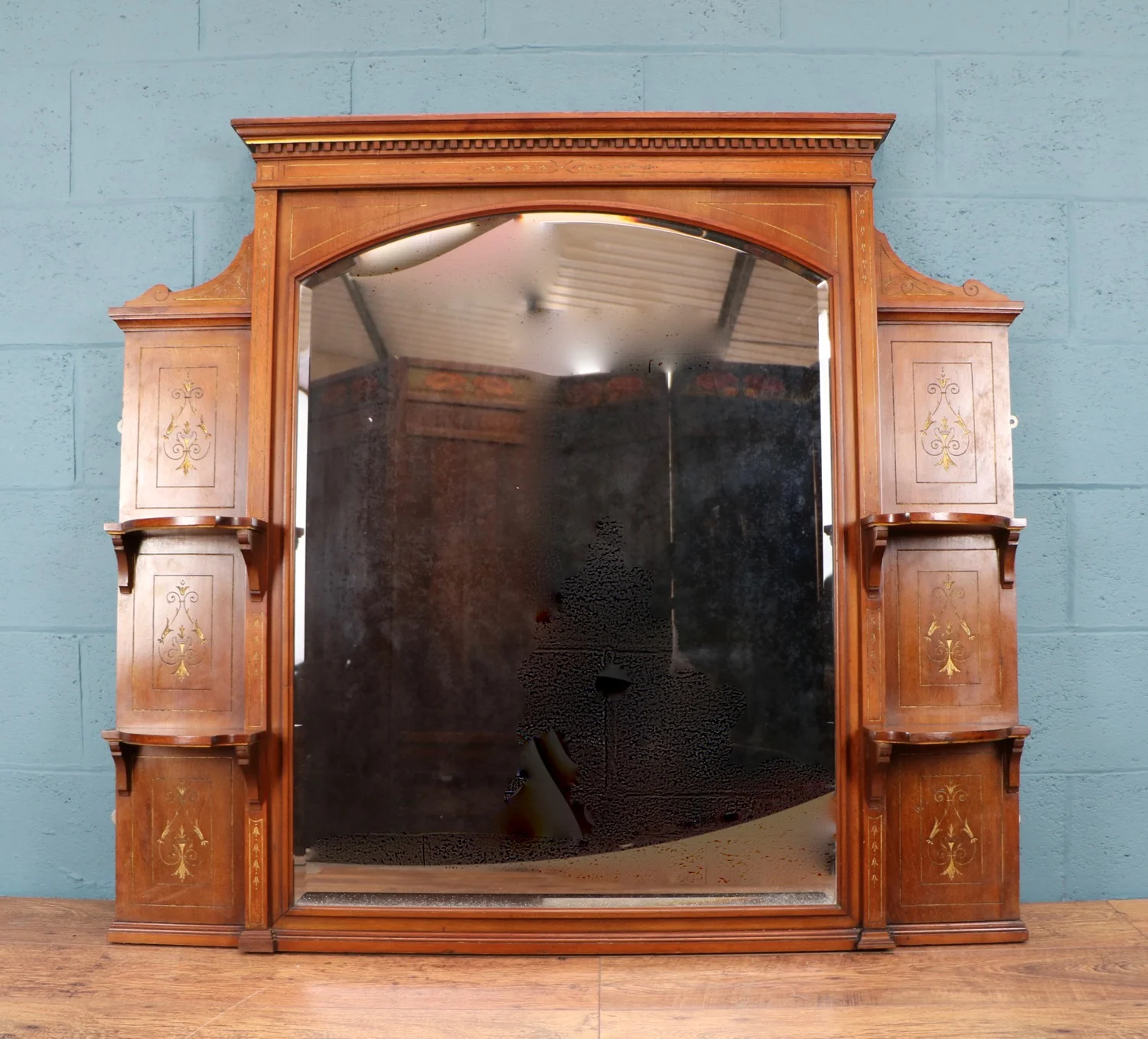 Aesthetic Movement Overmantle Mirror