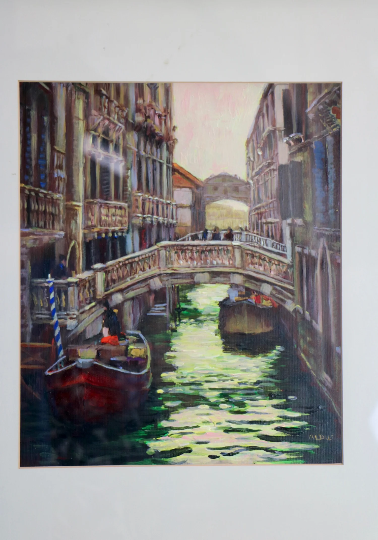 A Venetian Canal by David Aldus