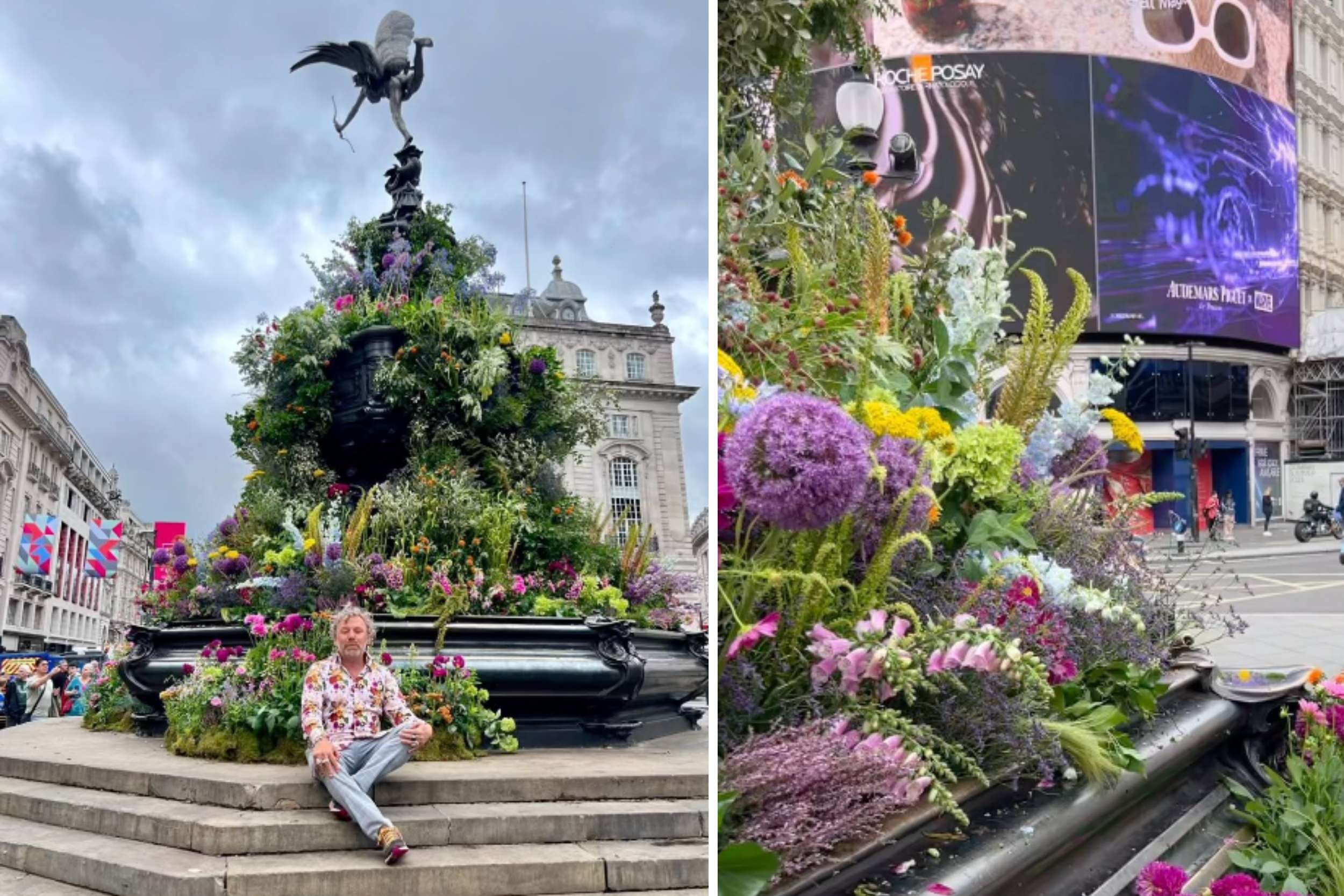 Art After Dark, collaboration with artist Amelia Kosminsky | Piccadilly Circus