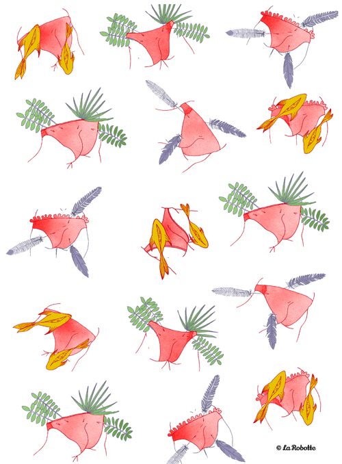 PLUMES DANS LE SLIP © La Robotte - Art Director