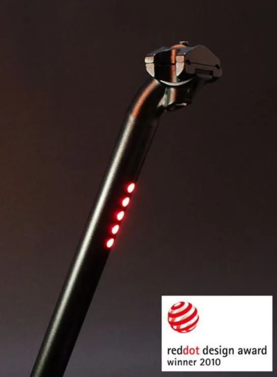  The seatpost has been awarded RedDotAvard for it's minimalistic and simple design. 