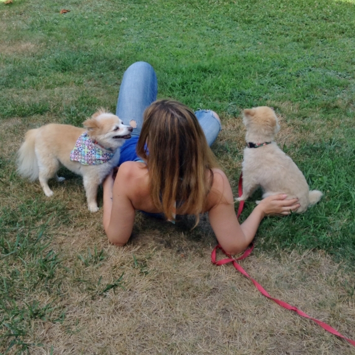 Lazy days spent lying in the grass with these two cuties