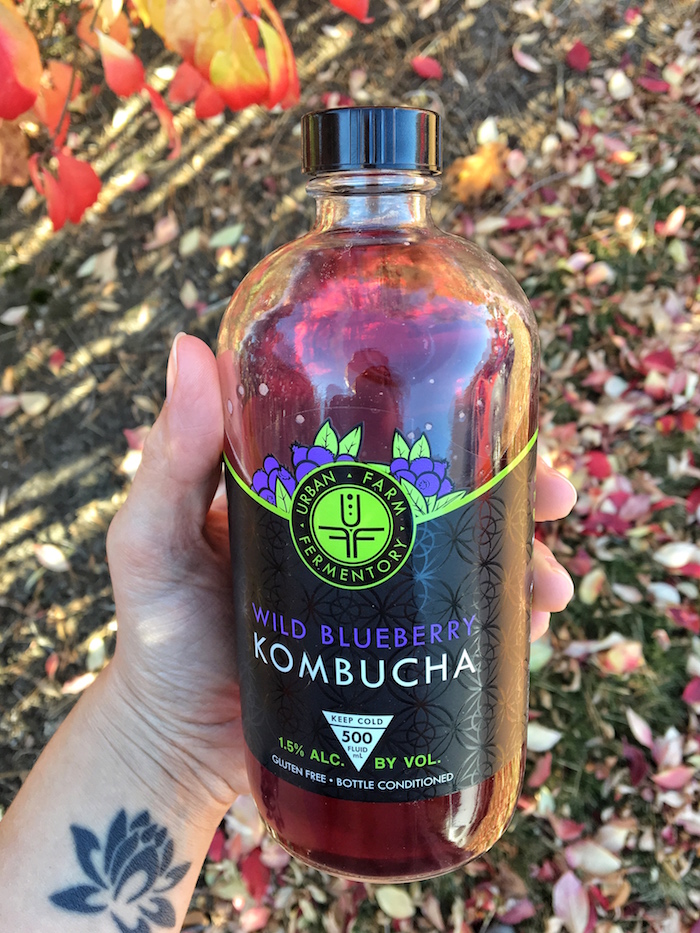 My favorite flavor of kombucha from Urban Farm Fermentory