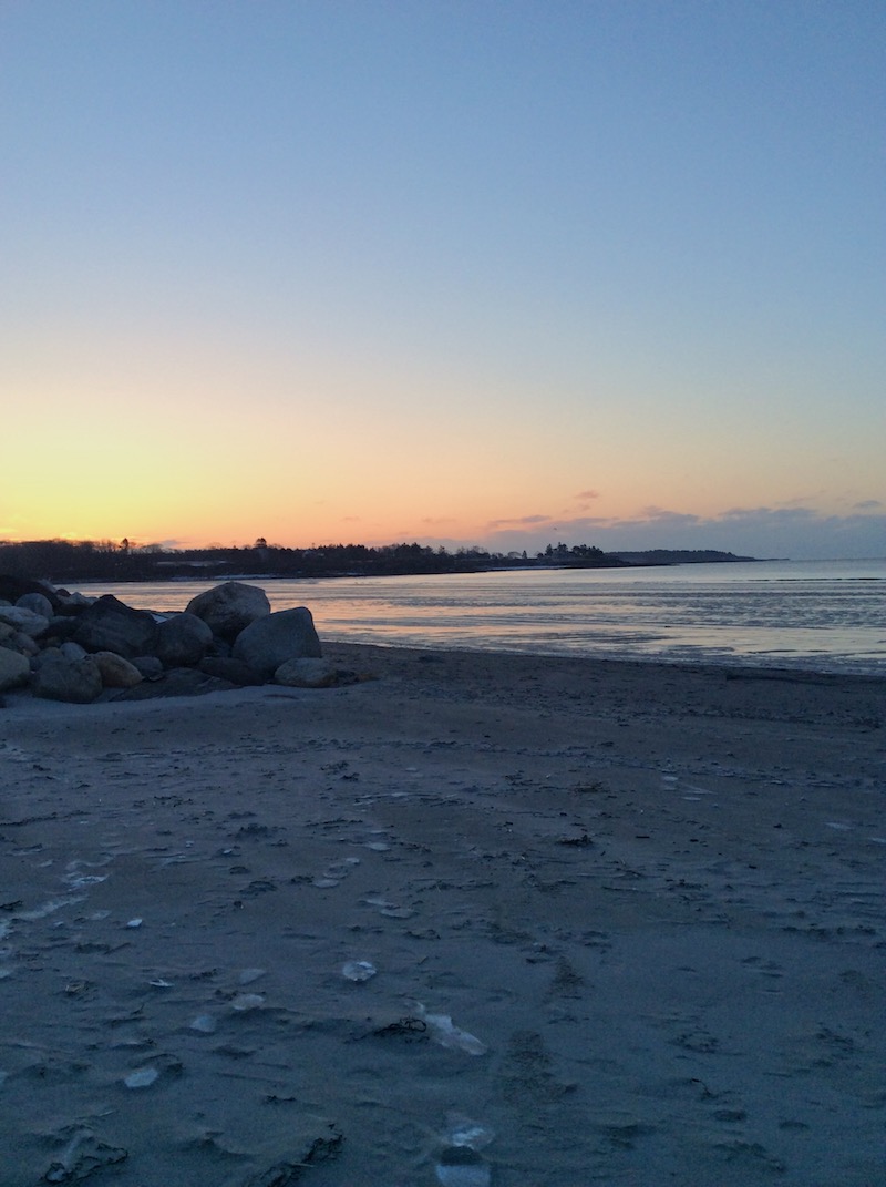 Quiet morning walks along the beach before the rest of the world wakes up