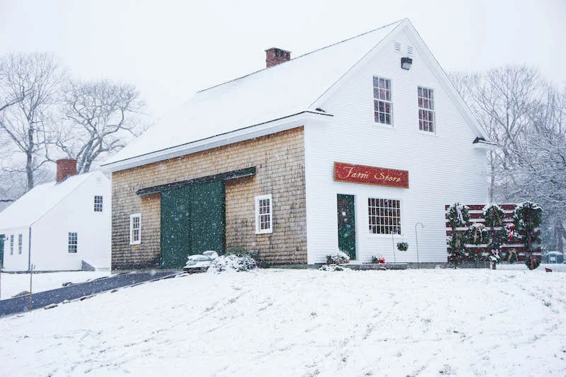 Snowy days spent at The Old Farm Christmas Place of Maine - Isn't it just so beautiful?!