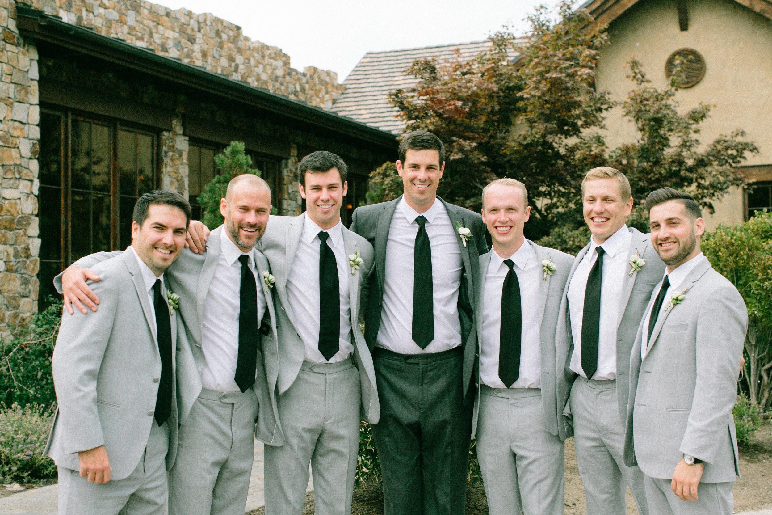Pronghorn Resort wedding groomsmen