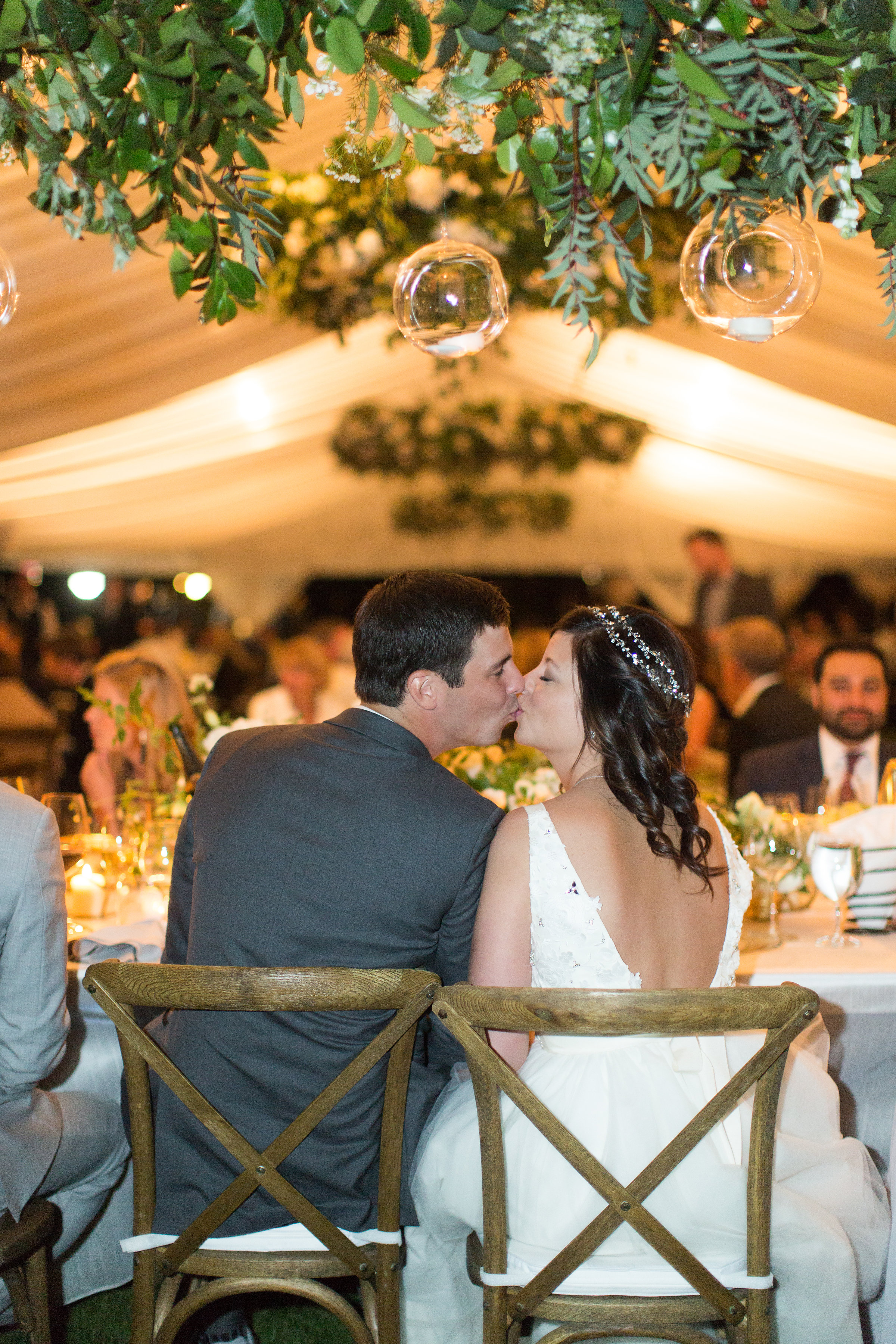 Pronghorn resort tented wedding reception