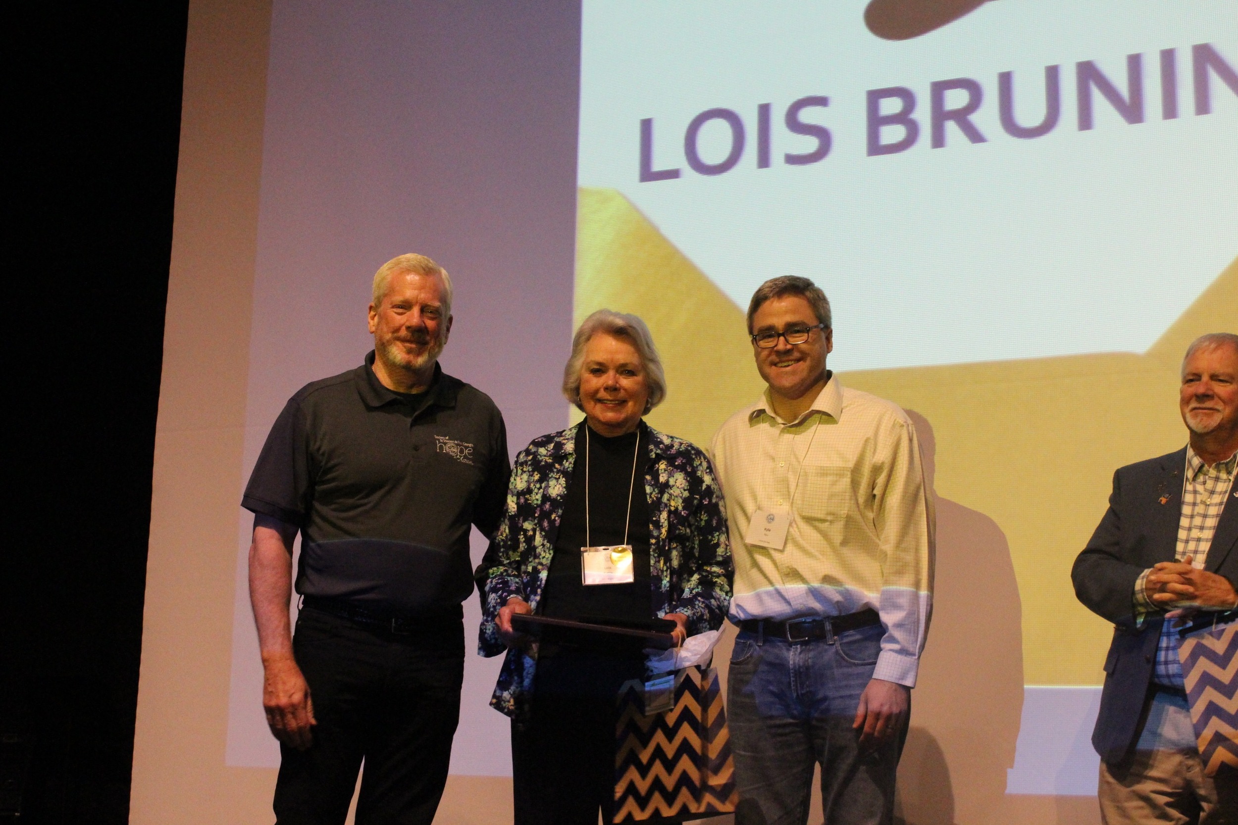 The 2016 Top Hat Award Winner is Lois Bruning, St. Mary Magdalene