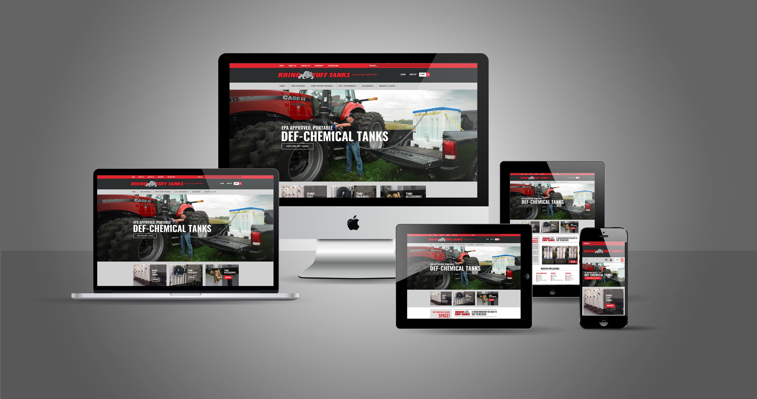  One of seven websites developed for the different brands of Innovative Outdoor Solutions. 