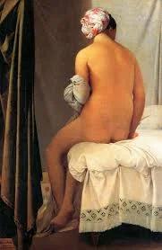 Jean-Auguste-Dominque Ingress (1780-1867) La Baigneuse de Valpincon (The Bather of Valpincon), 1808, Oil on Canvas.