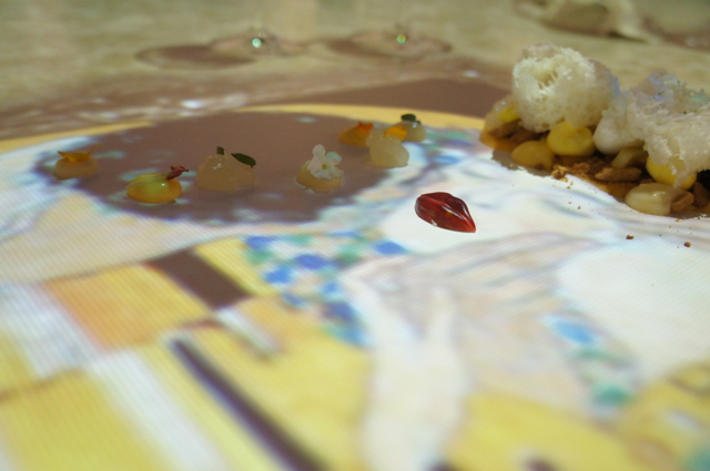 Gustav Klimt The Kiss as edible dessert Sublimotion Ibiza