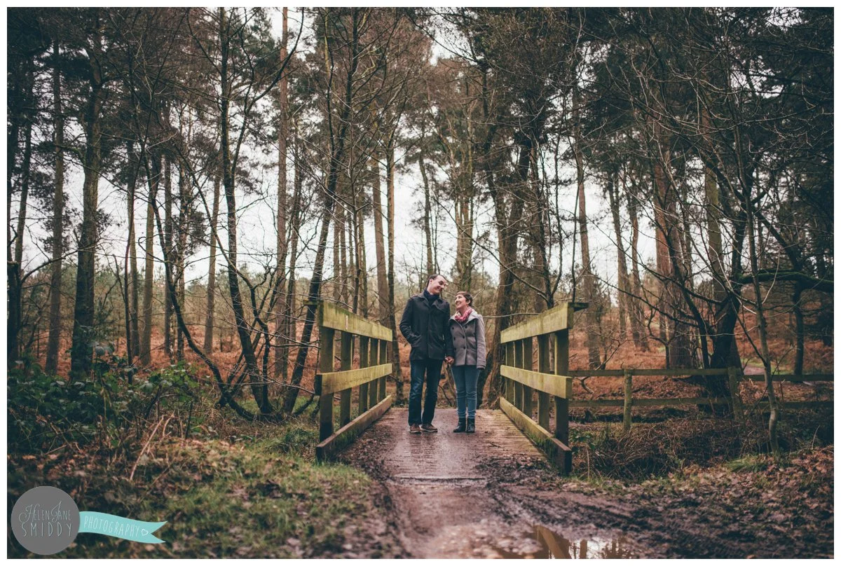 Cannock Chase Forest Engagement Shoot - Amy and James